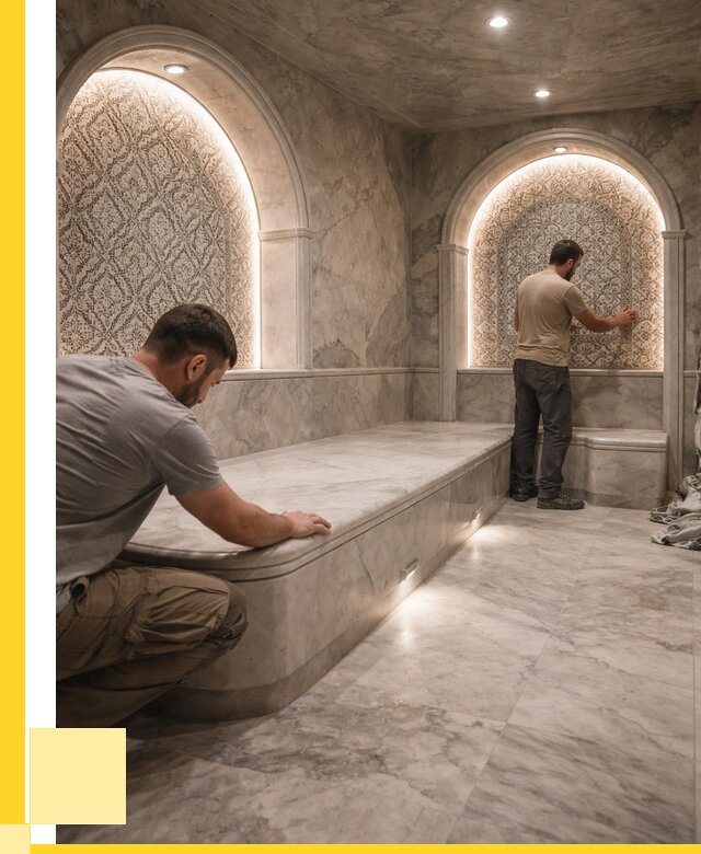 Турецкие бани под ключ в Учалах от 254175 р. | ЭриданЧлы