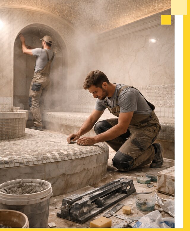 Профессиональный дизайн хамама и SPA под ключ в Учалах