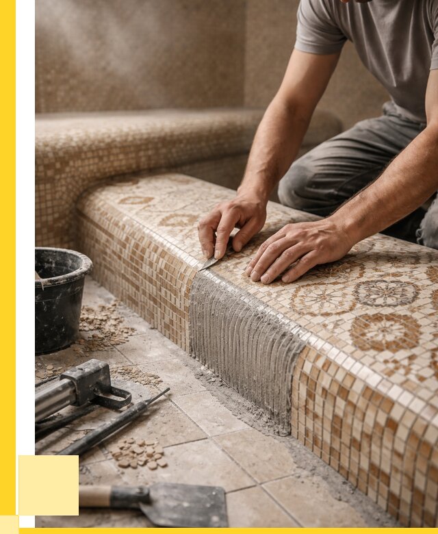 Плитка для хамама под ключ в Учалах от 3558 р. | ЭриданЧлы