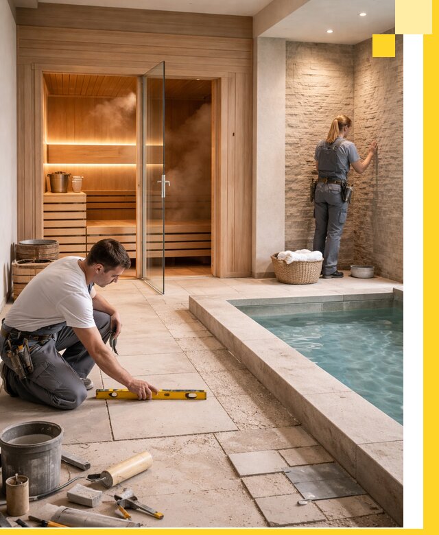 Комплексный дизайн и отделка интерьеров SPA под ключ в Учалах